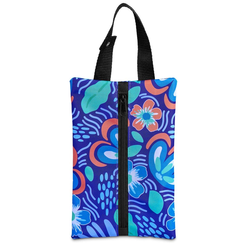 Pre-Printed Sample Hoppla Hanki Polyester Travel Tissue Pouch
