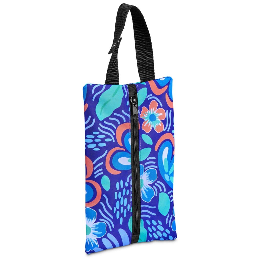 Pre-Printed Sample Hoppla Hanki Polyester Travel Tissue Pouch