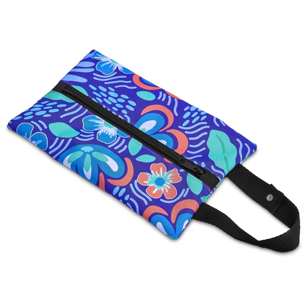 Pre-Printed Sample Hoppla Hanki Polyester Travel Tissue Pouch
