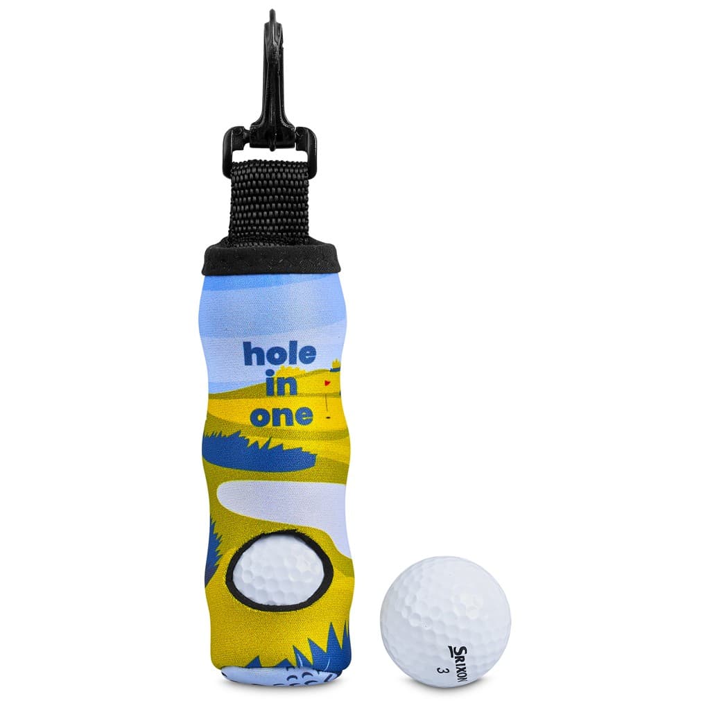 SPre-Printed Sample Hoppla Albatross Neoprene Golf Ball Pouch