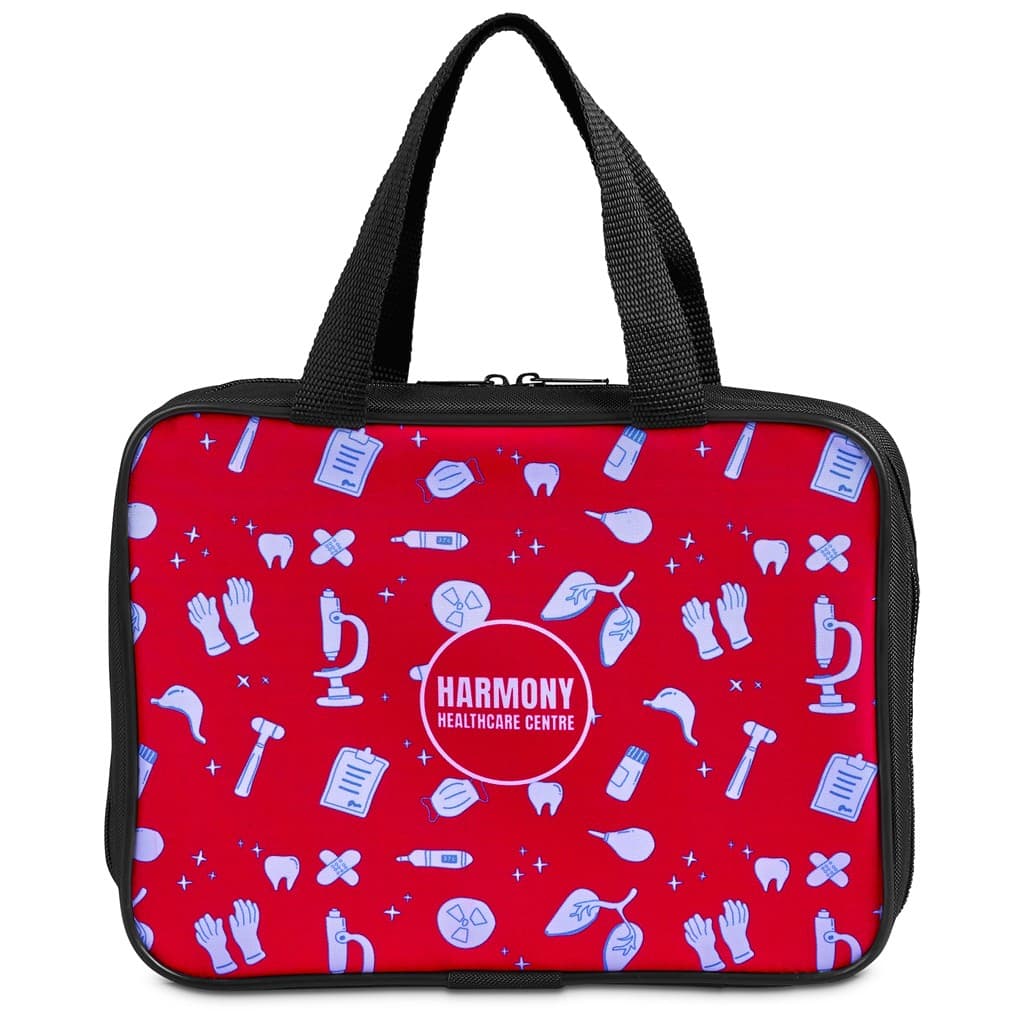 Pre-Printed Sample Hoppla Hero Polyester First Aid Carry Bag