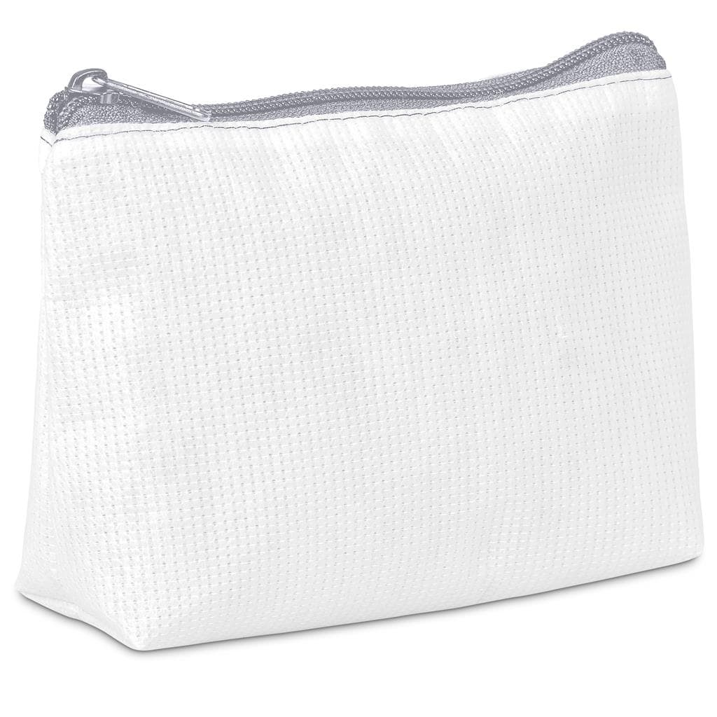 Pre-Production Sample Hoppla Recycled PET Stitch-Bond Mini Toiletry Bag