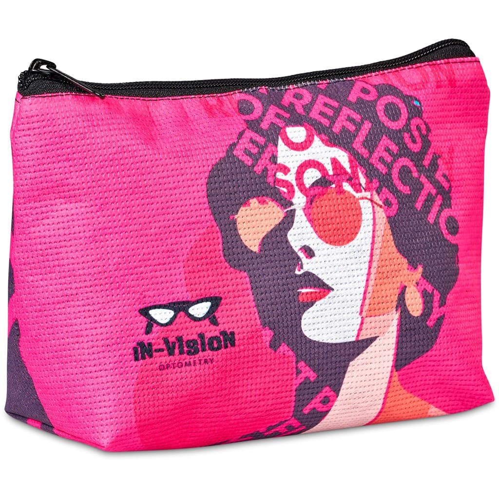 Pre-Production Sample Hoppla Leanne Recycled PET Stitch-Bond Midi Toiletry Bag