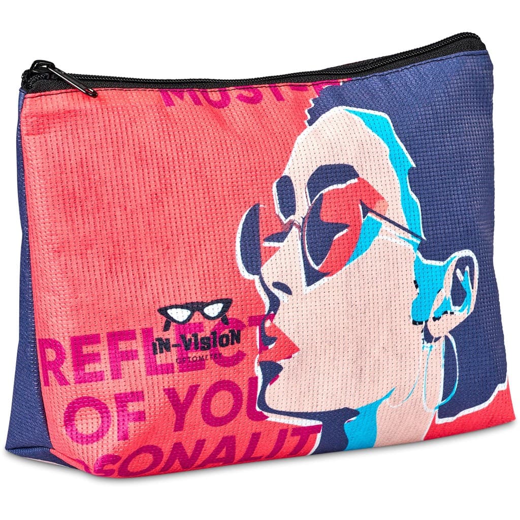 Pre-Production Sample Hoppla Leanne Recycled PET Stitch-Bond Maxi Toiletry Bag