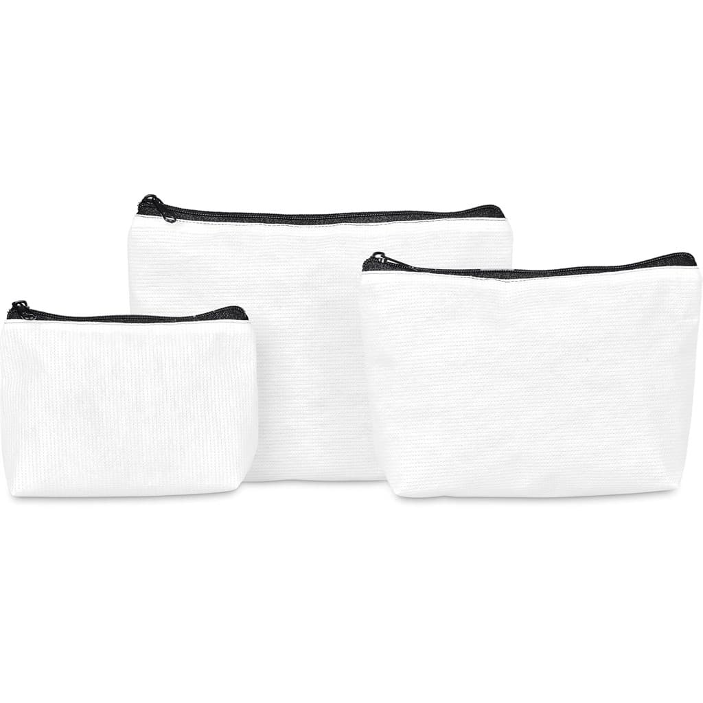 Pre-Production Sample Hoppla Leanne Recycled PET Stitch-Bond Maxi Toiletry Bag