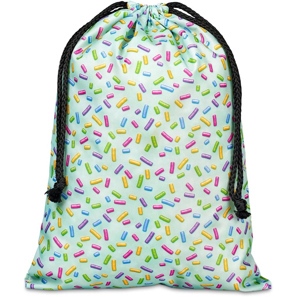 Pre-Production Sample Hoppla Pacific Maxi Polyester Drawstring Pouch
