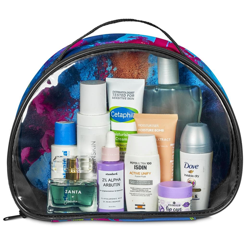 Pre-Production Sample Hoppla Aloe Toiletry Bag With PVC Front Window
