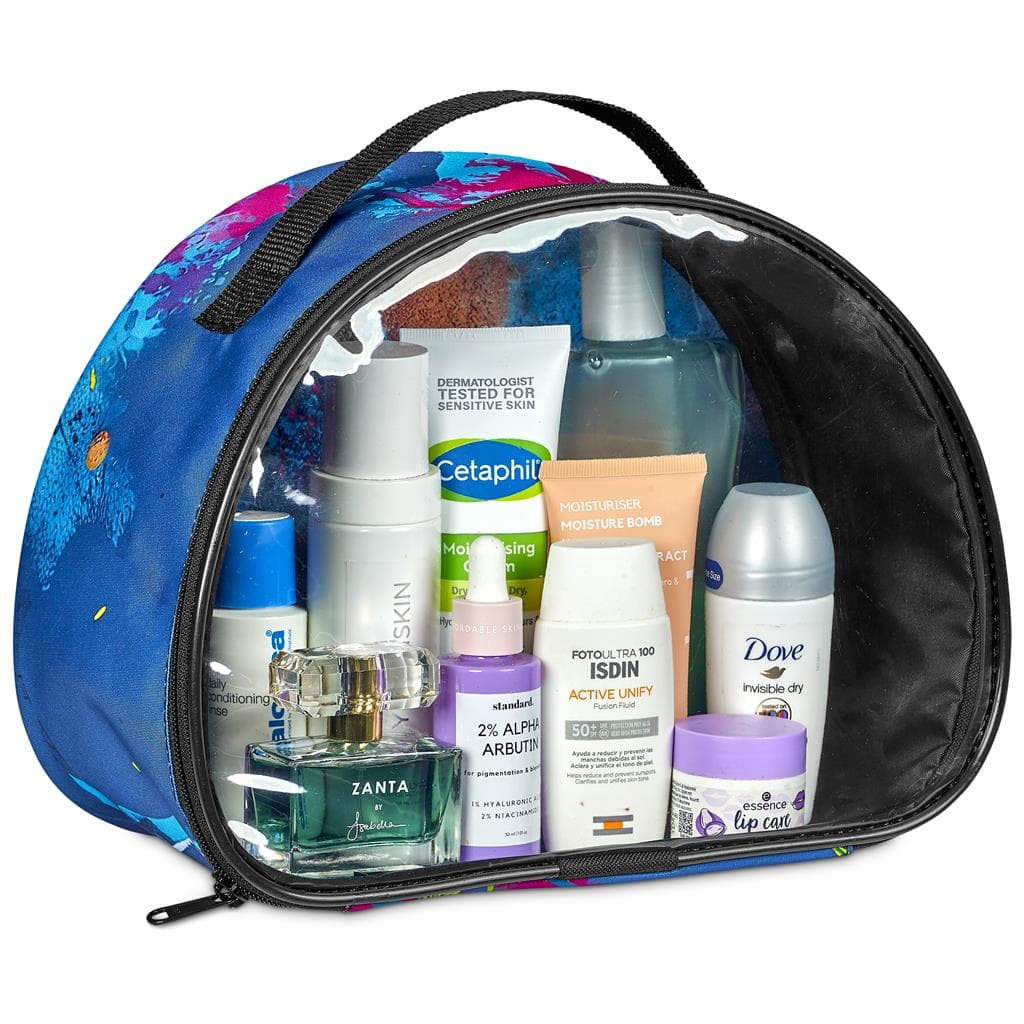 Pre-Production Sample Hoppla Aloe Toiletry Bag With PVC Front Window