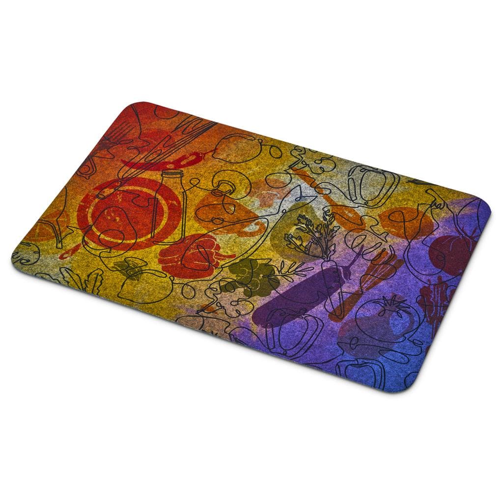Pre-Production Sample Hoppla Savour RPET Felt Placemat