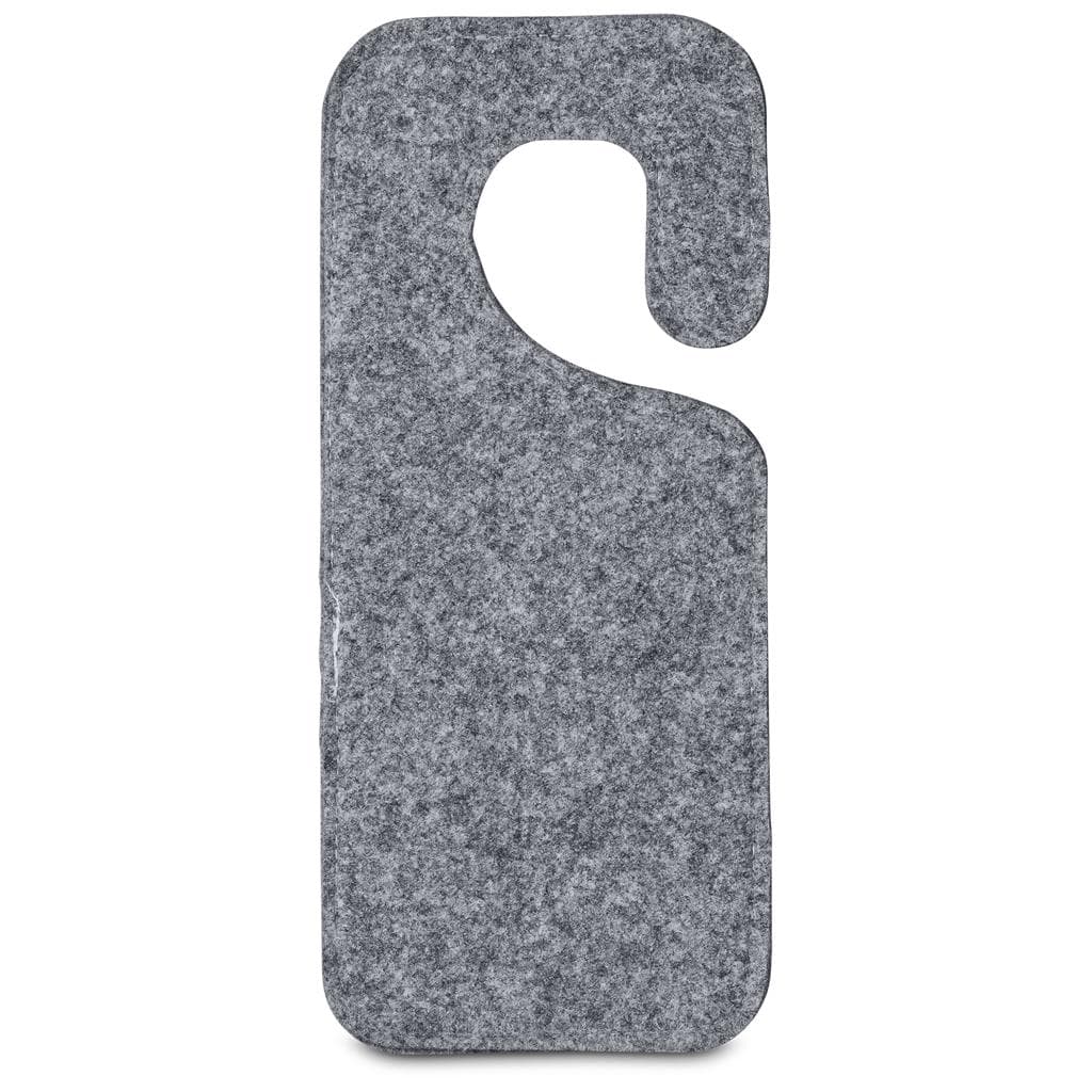 Pre-Production Sample Hoppla Hangit RPET Felt Door Hanger