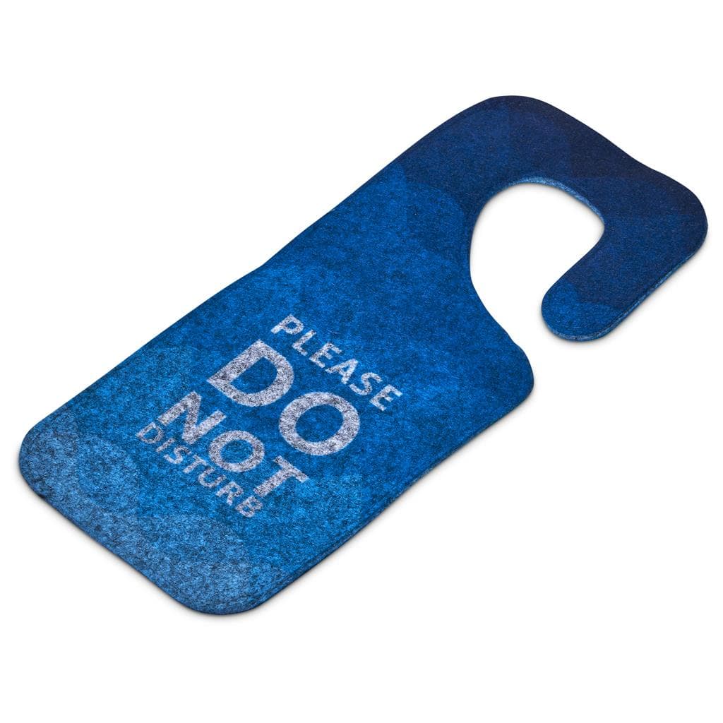 Pre-Production Sample Hoppla Hangit RPET Felt Door Hanger