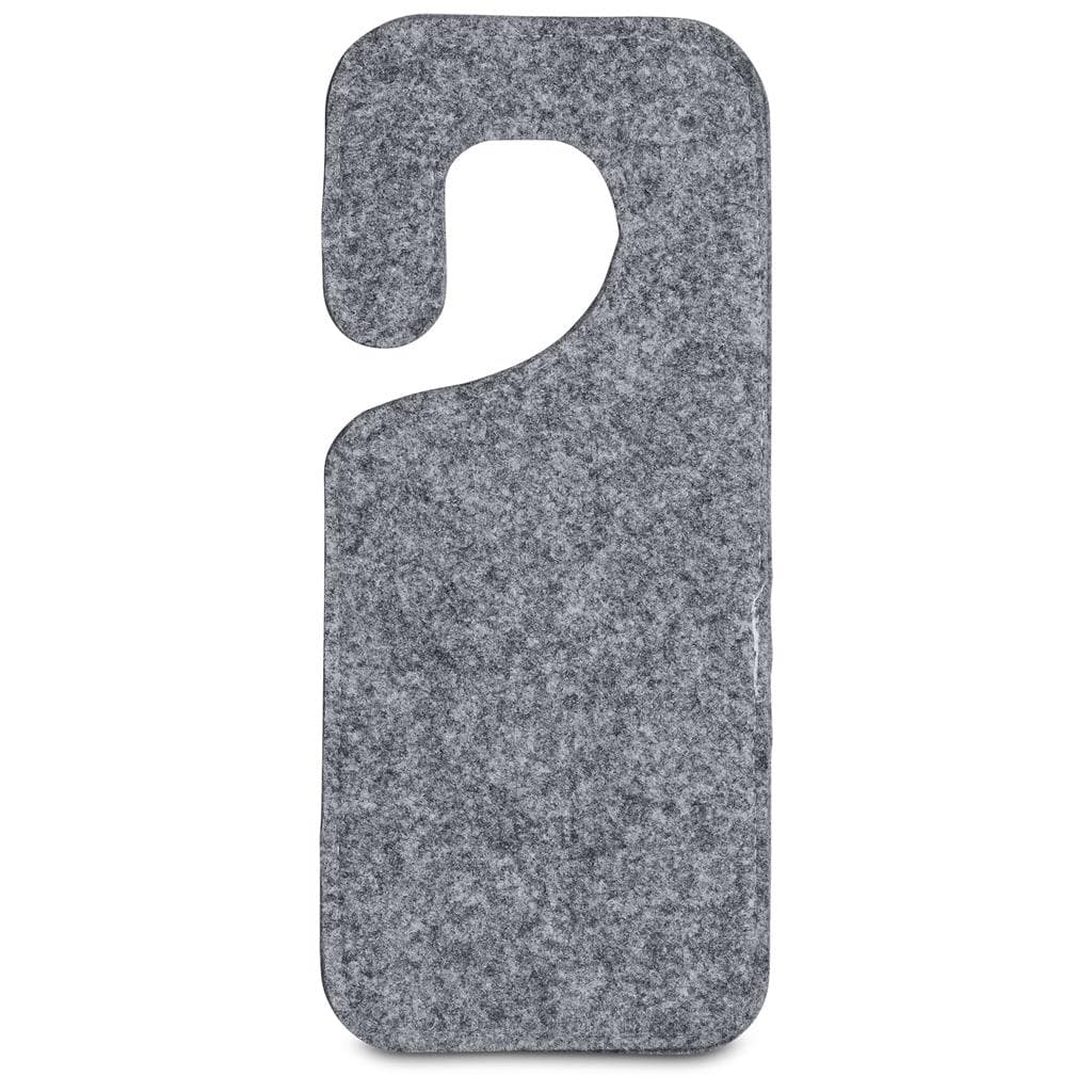 Pre-Production Sample Hoppla Hangit RPET Felt Door Hanger