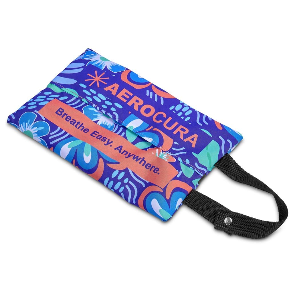Pre-Production Sample Hoppla Hanki Polyester Travel Tissue Pouch
