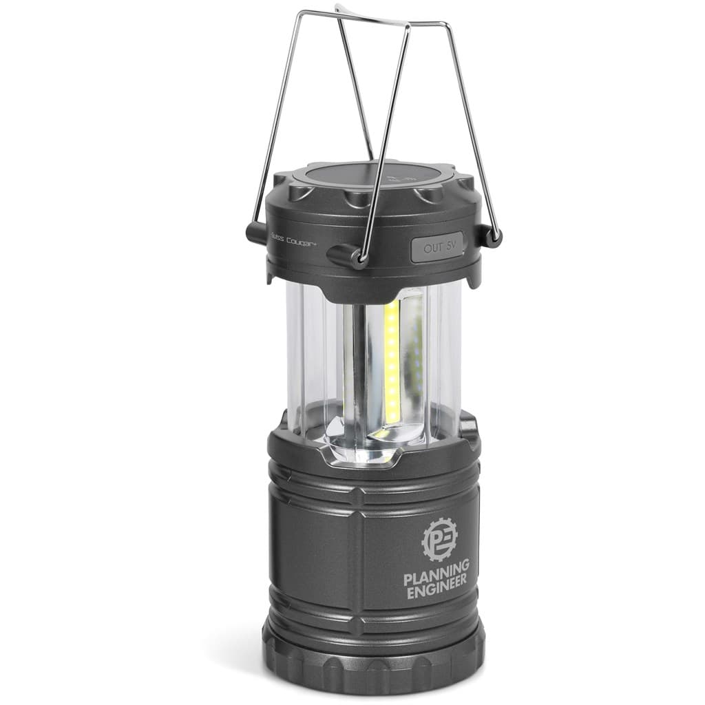 Swiss Cougar Cape Town Lantern & Wireless Charging Power Bank - 4 000mAh