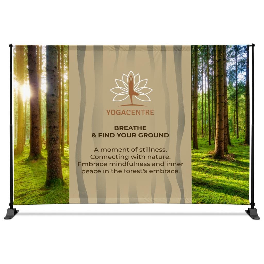 Adjustable Banner Stand Eco 1.6m x 2.4m