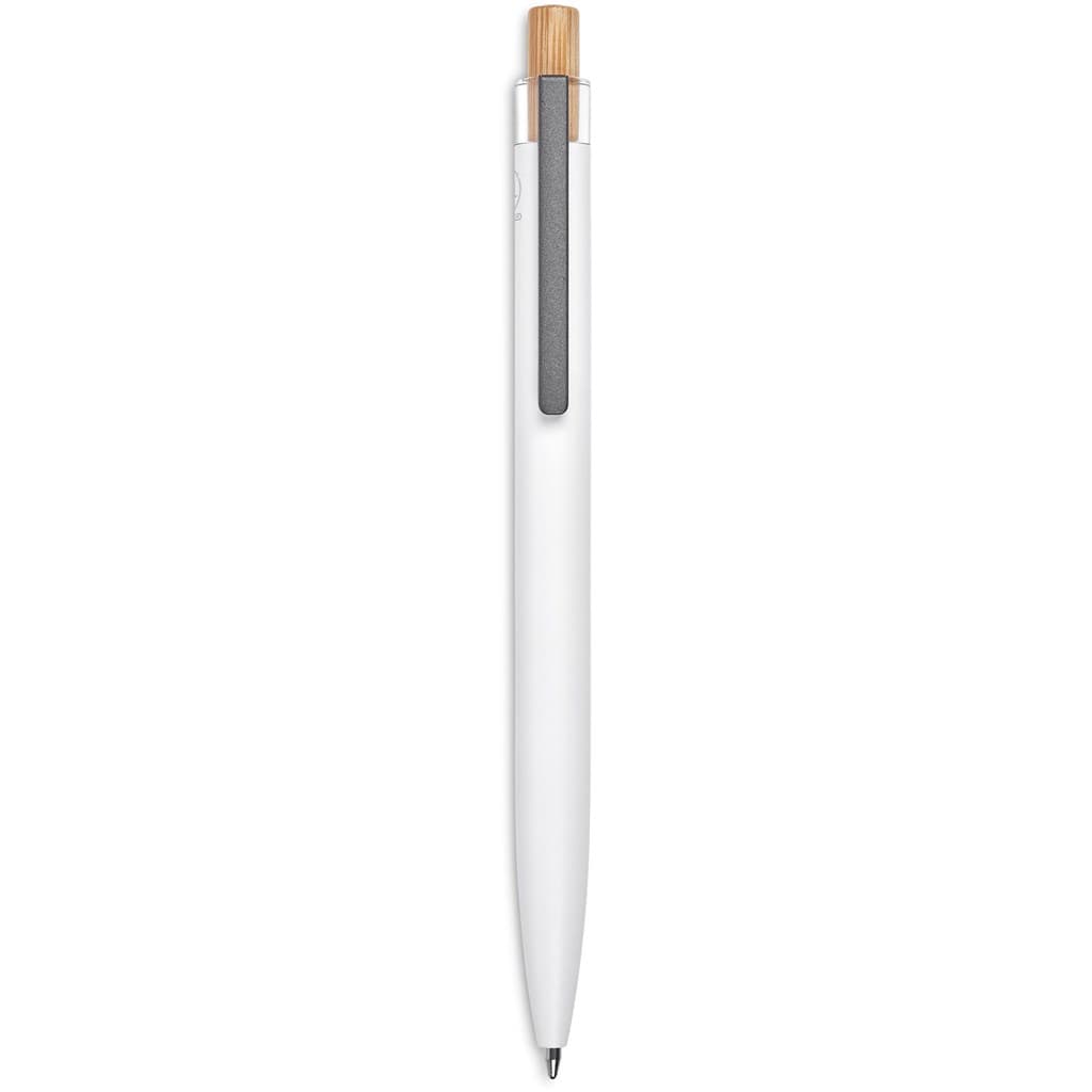 Okiyo Mimo Recycled Aluminium Ball Pen - Solid White