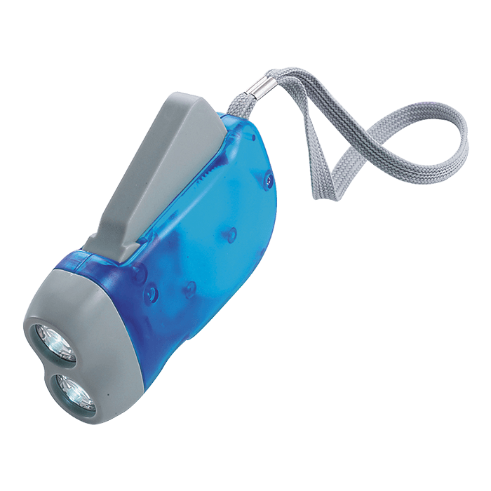 Dynamo Torch with 2 LED Lights