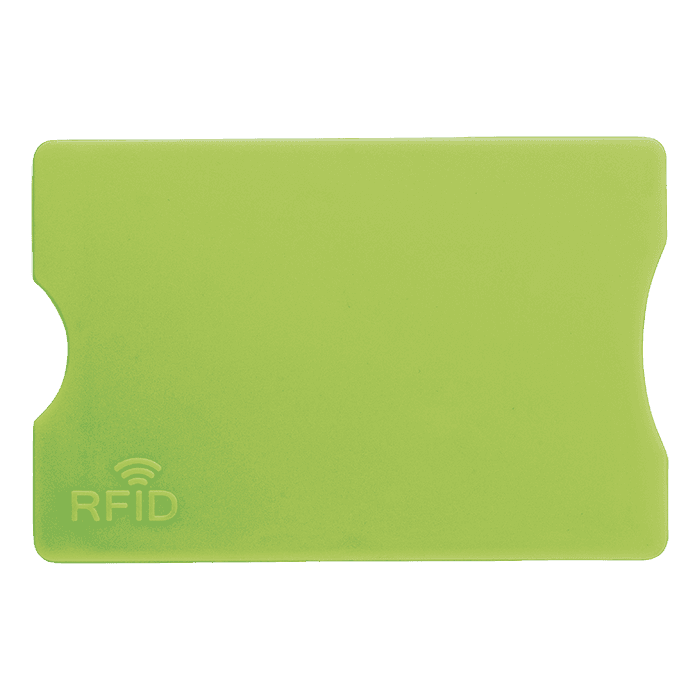 Plastic Card Holder with RFID Protection