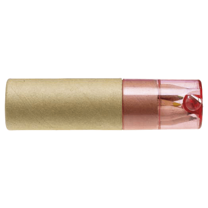 Coloured Pencil Set of 6 with Sharpener