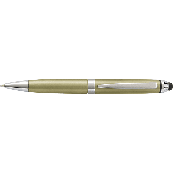 Coloured Barrel Ballpoint Pen with Stylus