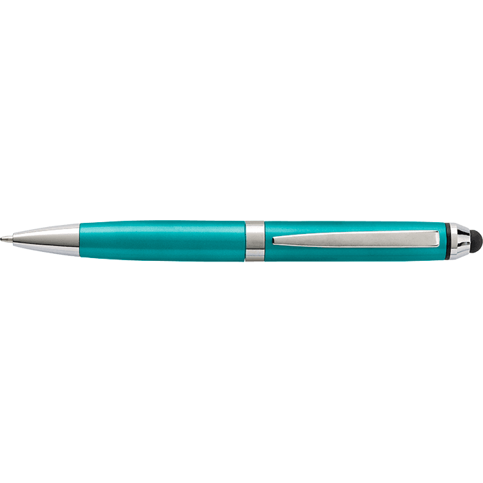 Coloured Barrel Ballpoint Pen with Stylus