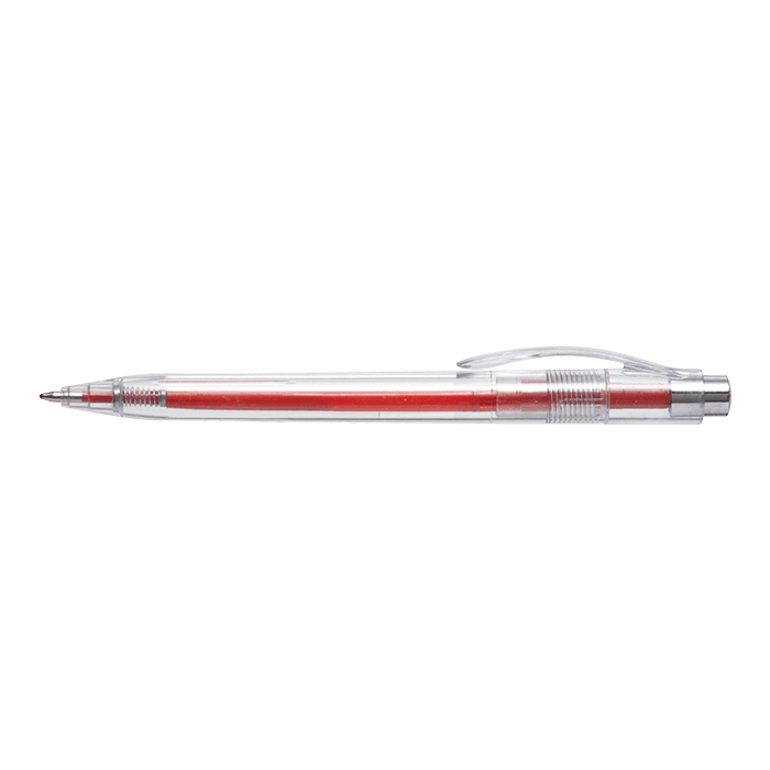 Translucent Ballpoint Pen with Coloured Refill