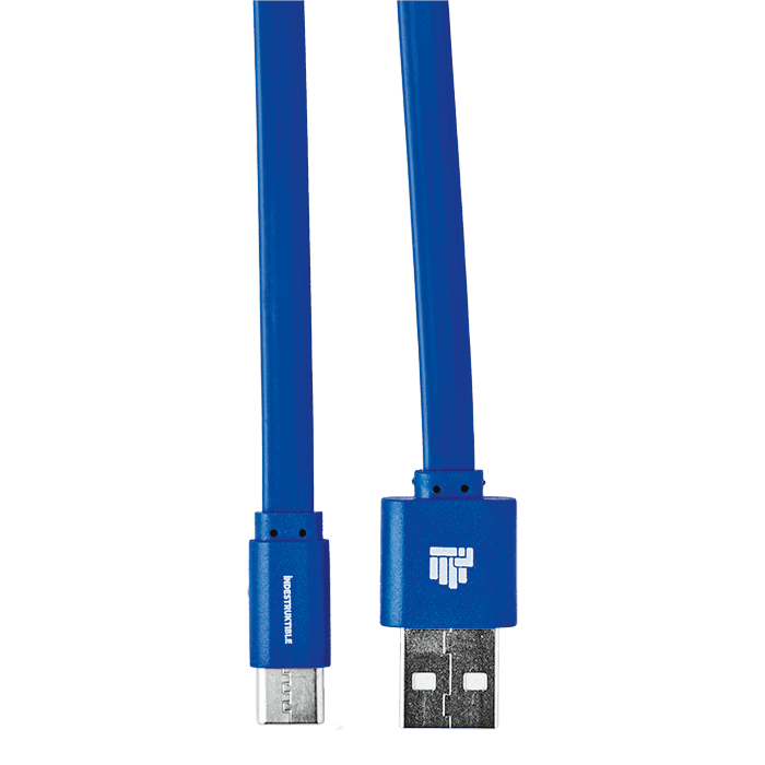 IND 1.2m Flat Type C Charger Cable