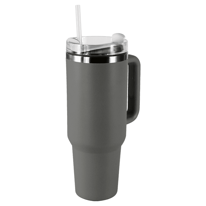 1.2L Double Walled Travel Mug with Straw
