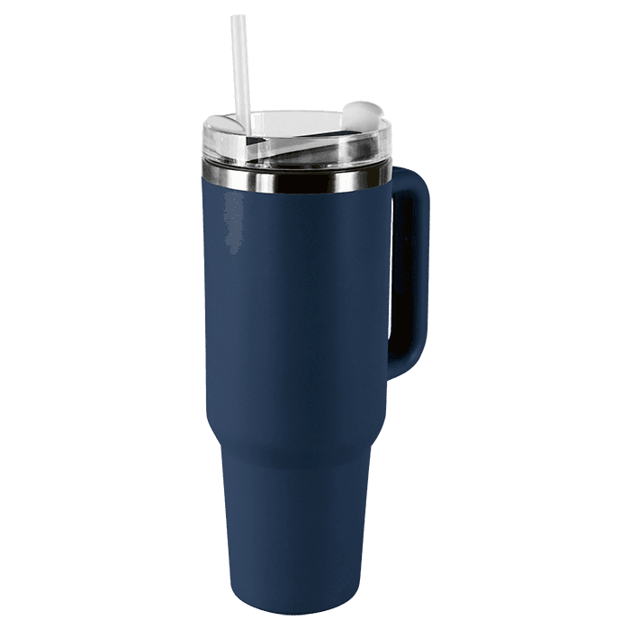 1.2L Double Walled Travel Mug with Straw