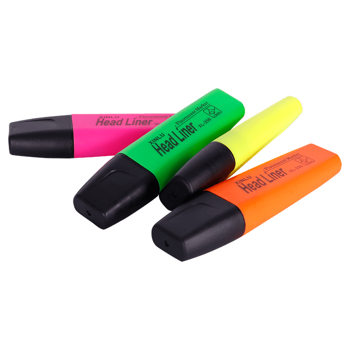 4 Pcs Highlighter Set
