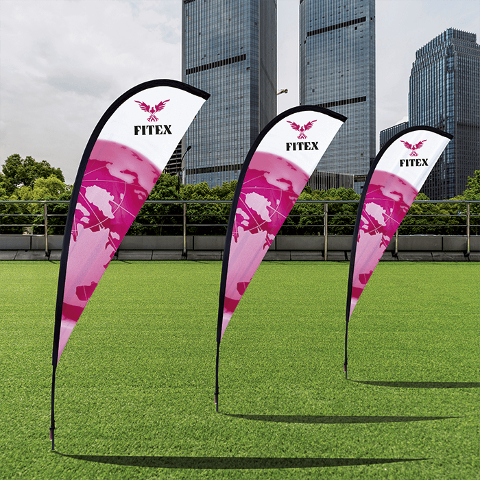 Harp Banners Deluxe S/S with Ground Spike