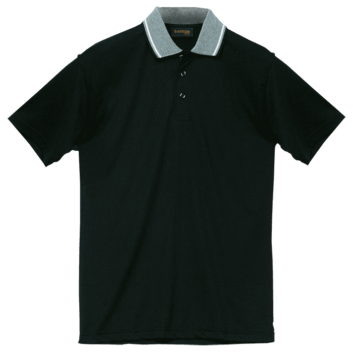 Jacquard Collar Golfer Mens