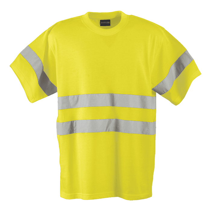 150g Poly Cotton Safety T-Shirt with tape