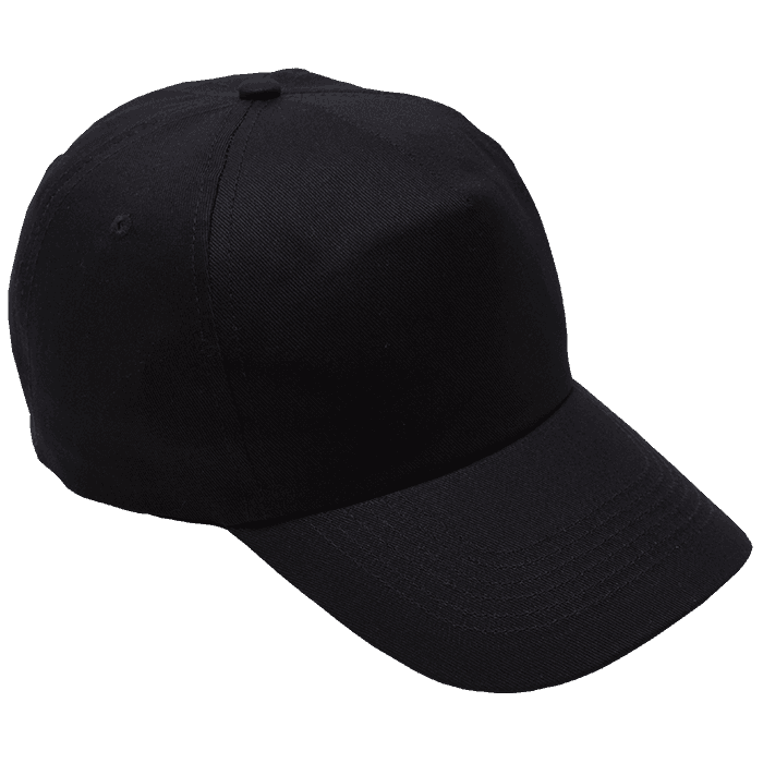 5 Panel Cotton with Hard Front Cap