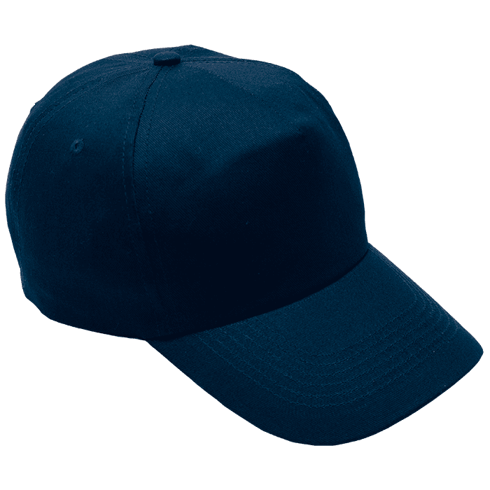 5 Panel Cotton with Hard Front Cap
