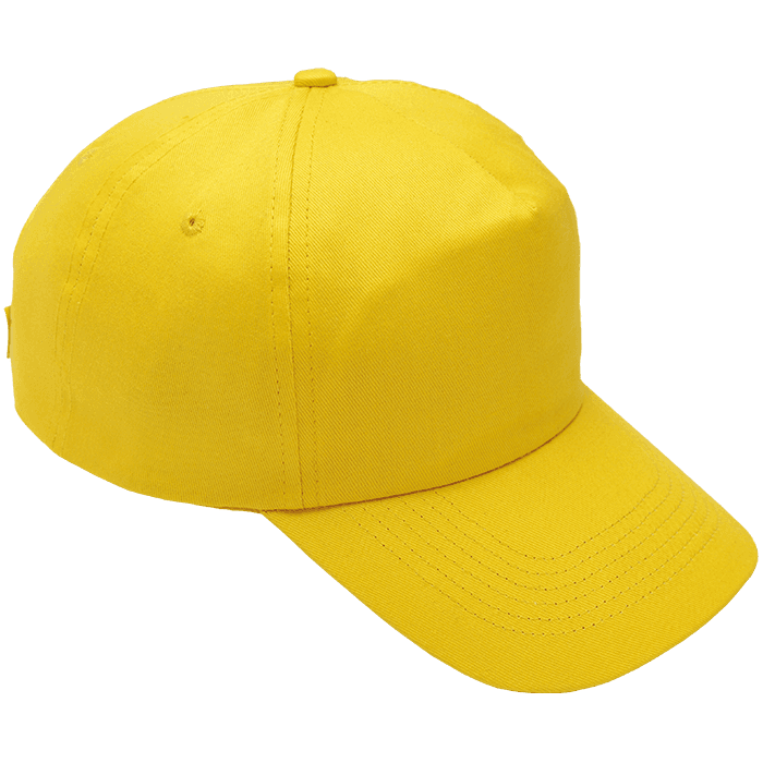 5 Panel Cotton with Hard Front Cap