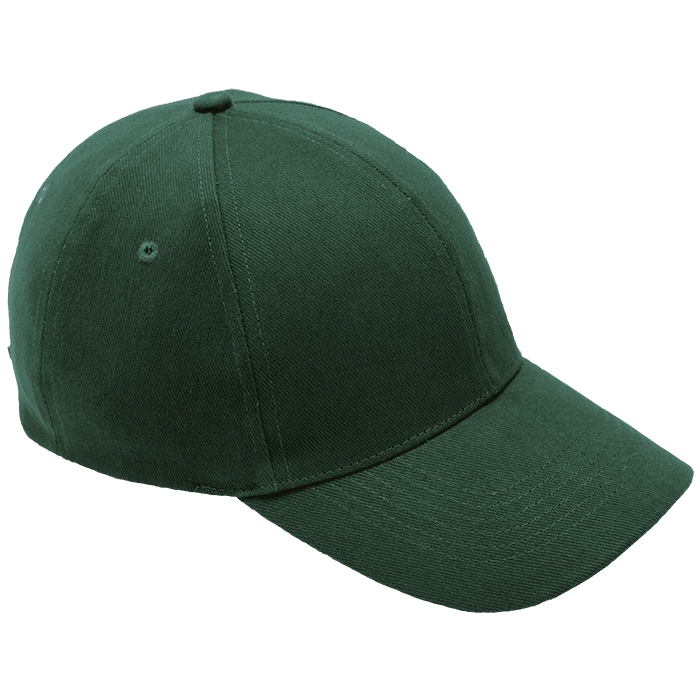 6 Panel Brushed Cotton Cap