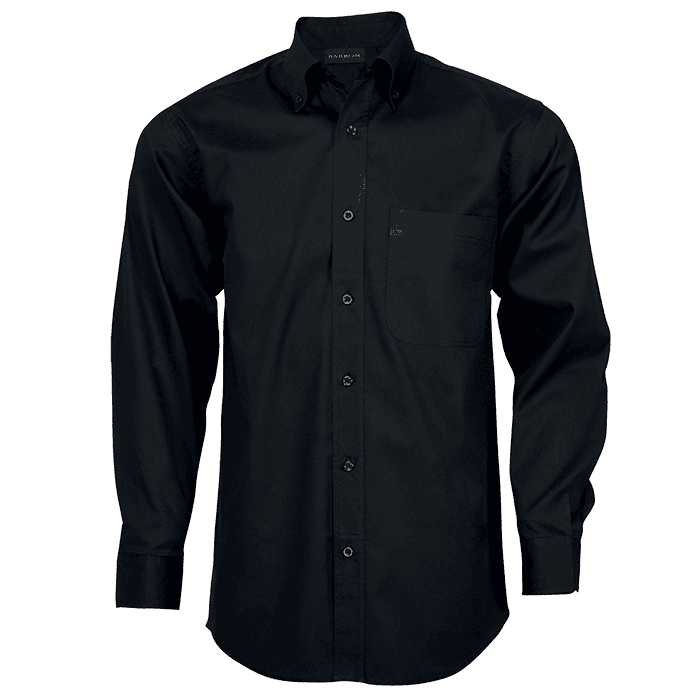 Brushed Cotton Twill Lounge Long Sleeve Mens