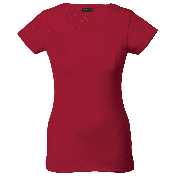 170g Slim Fit V-Neck T-Shirt Ladies