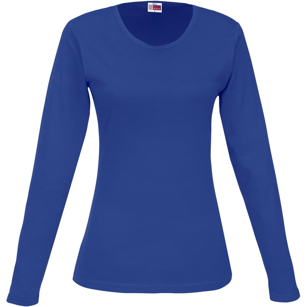 Ladies Long Sleeve Portland T-Shirt - Royal Blue