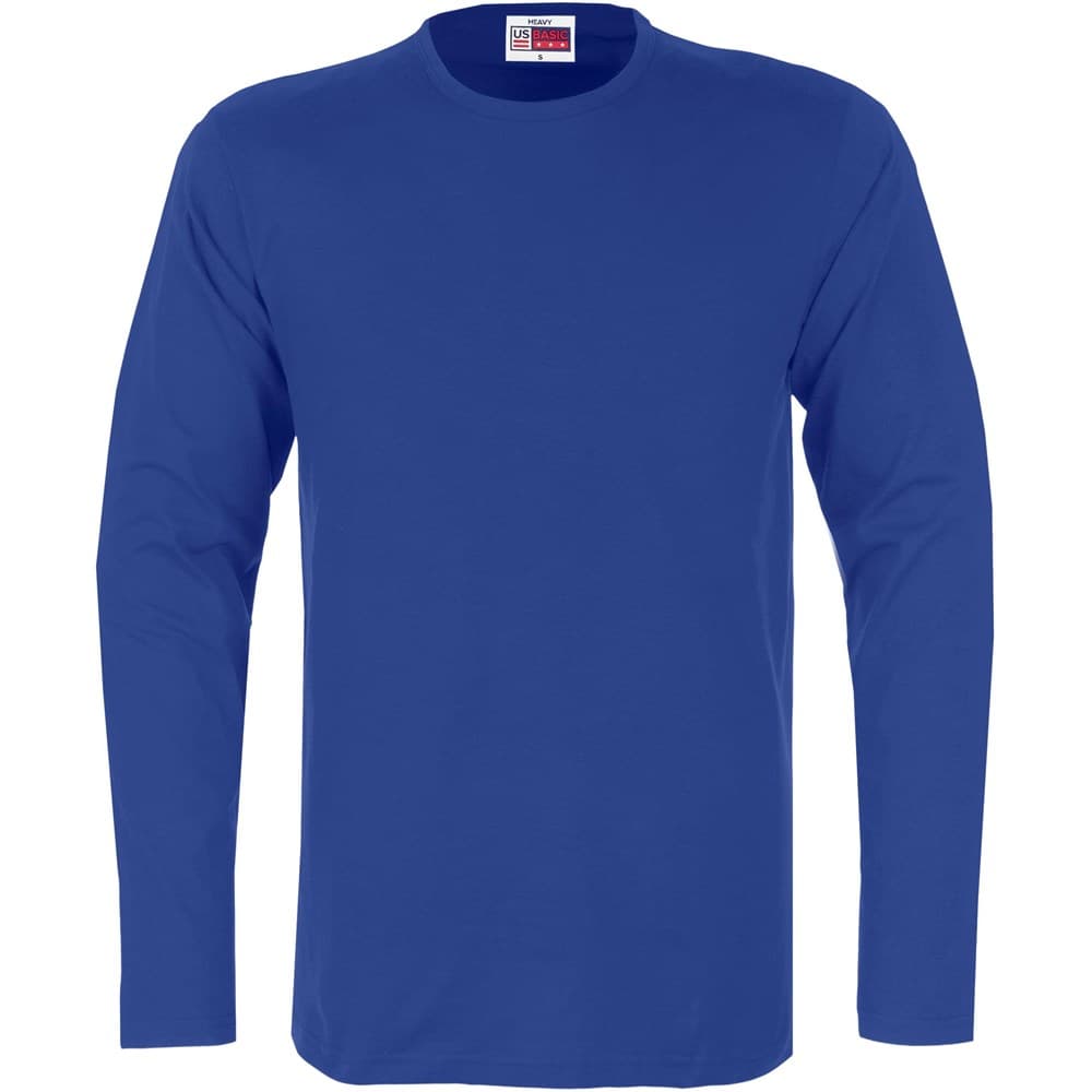 Mens Long Sleeve Portland T-Shirt - Royal Blue