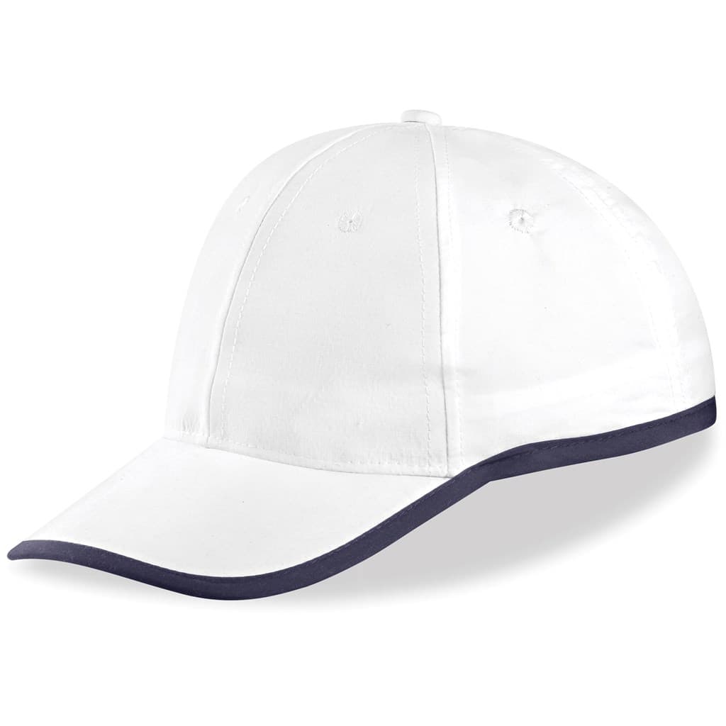 New Jersey Cap - 6 Panel - White