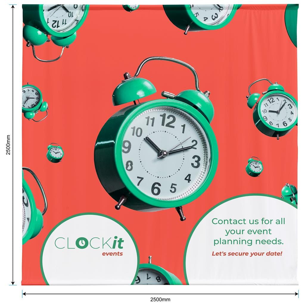 Adjustable Banner Skin Pro 2.5m x 2.5m (Excludes Hardware)