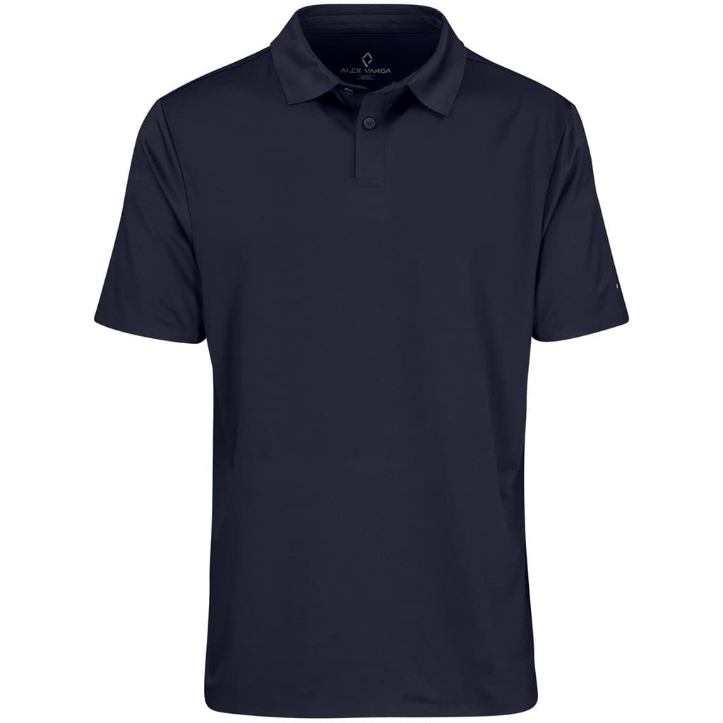 Mens Alex Varga Questana Seamless Golf Shirt - Navy