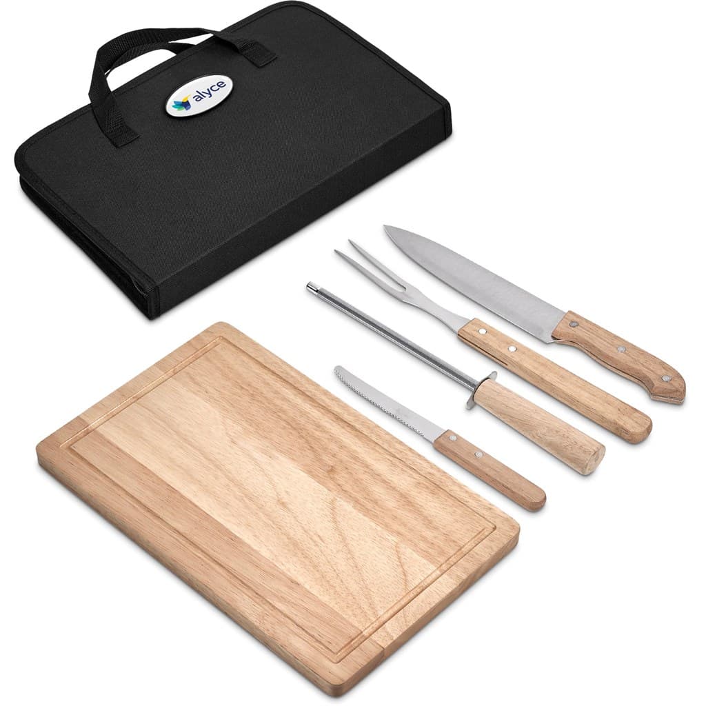 Serendipio Brenton 5-Piece Braai & Carving Set
