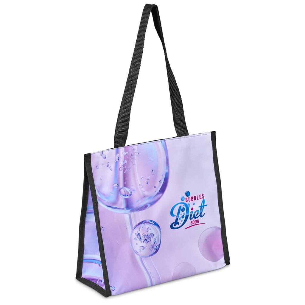 Pre-Printed Sample Hoppla Novaya Small Polyester Tote Cooler Bag