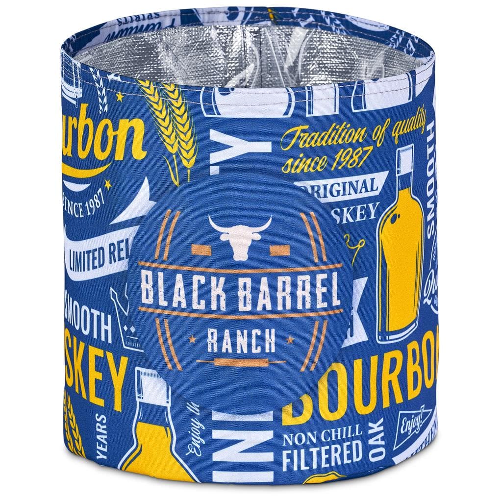 Pre-Printed Sample Hoppla Coldford Polyester Collapsible Ice Bucket