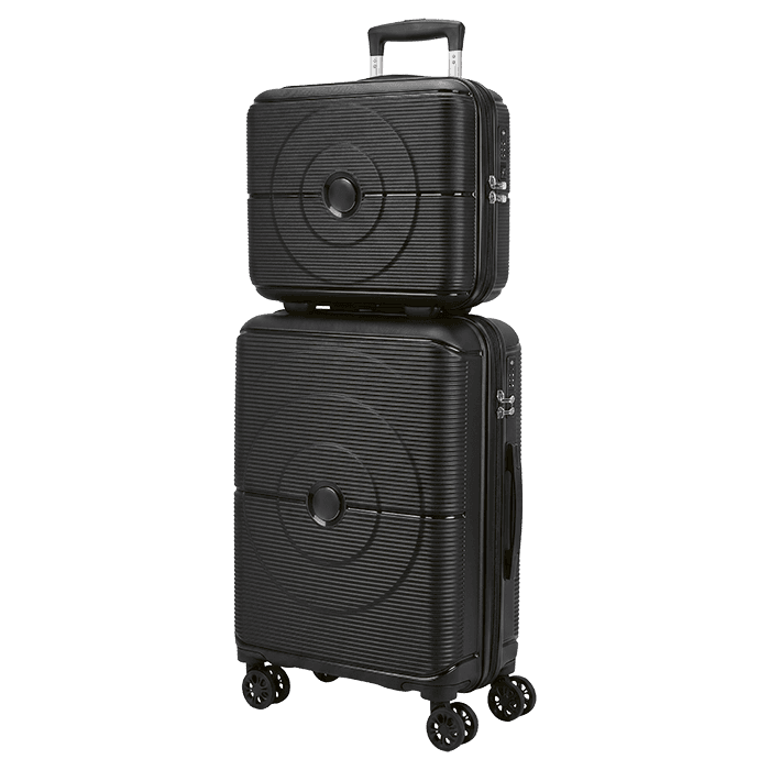 Barron Wave Hardshell Cabin Trolley With Gift