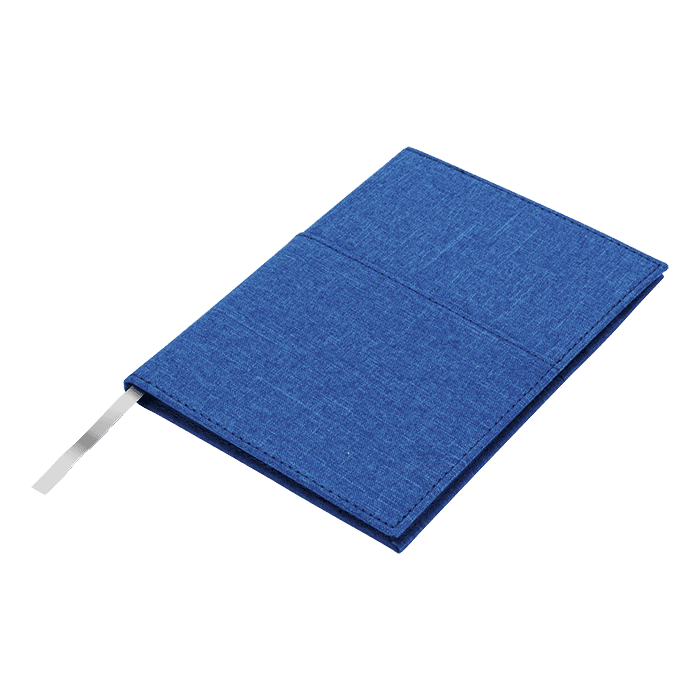 A5 Melange Notebook With Front Pocket