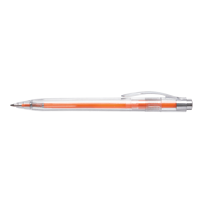 Translucent Ballpoint Pen with Coloured Refill